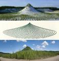 Tree Mountain – A Living Time Capsule – 11,000 Trees, 11,000 People, 400 Years (Triptych) 1992–1996, 1992/2013